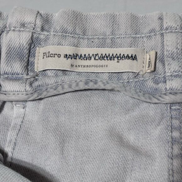 Pilcro and the Letterpress Women's Slim Boyfriend Shorts Size 27 Light Blue wash - Picture 3 of 13